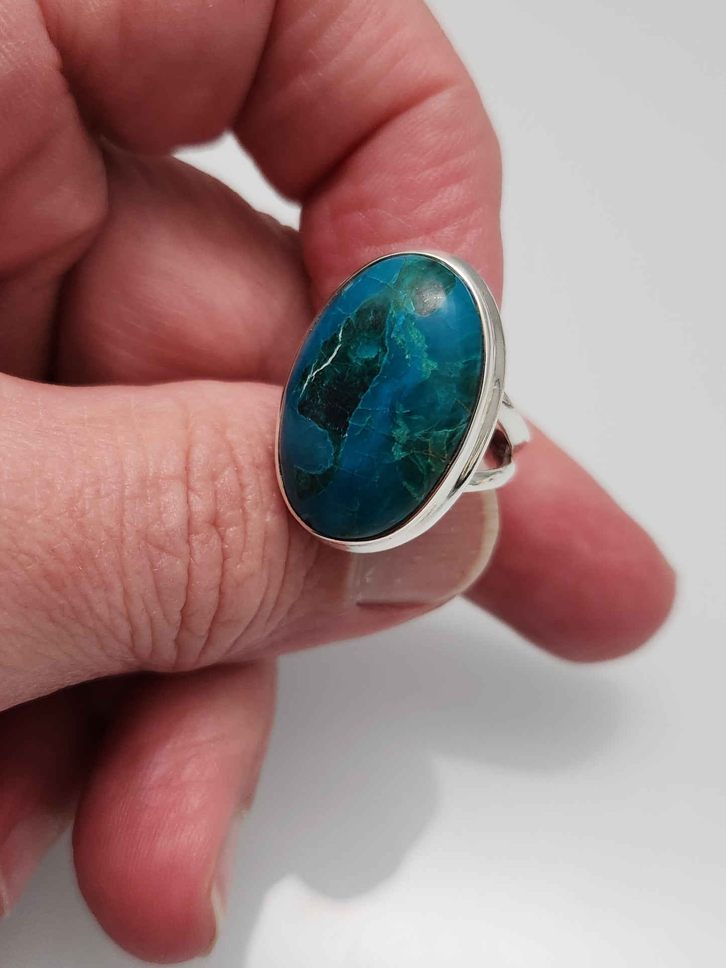 Chrysocolla Ring sz 7