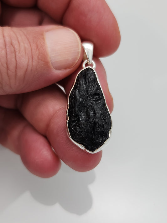 Tibetan Tektite Pendant