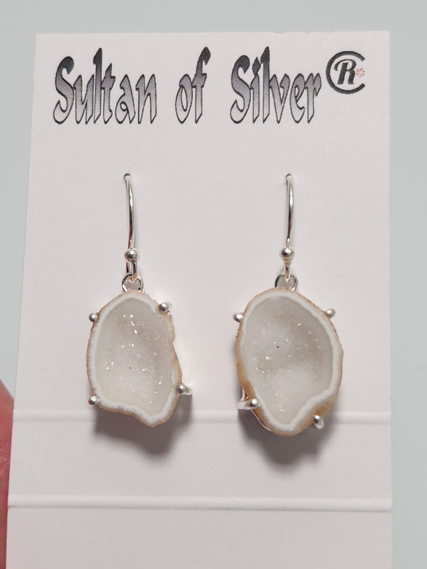 Agate Druzy Earrings