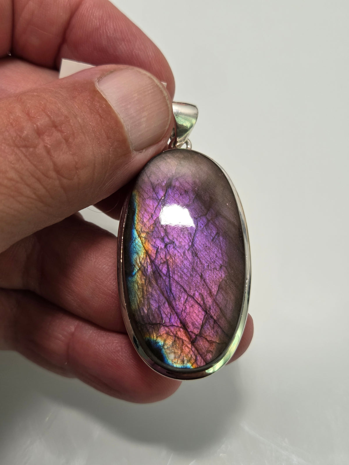 Purple Labradorite Pendant
