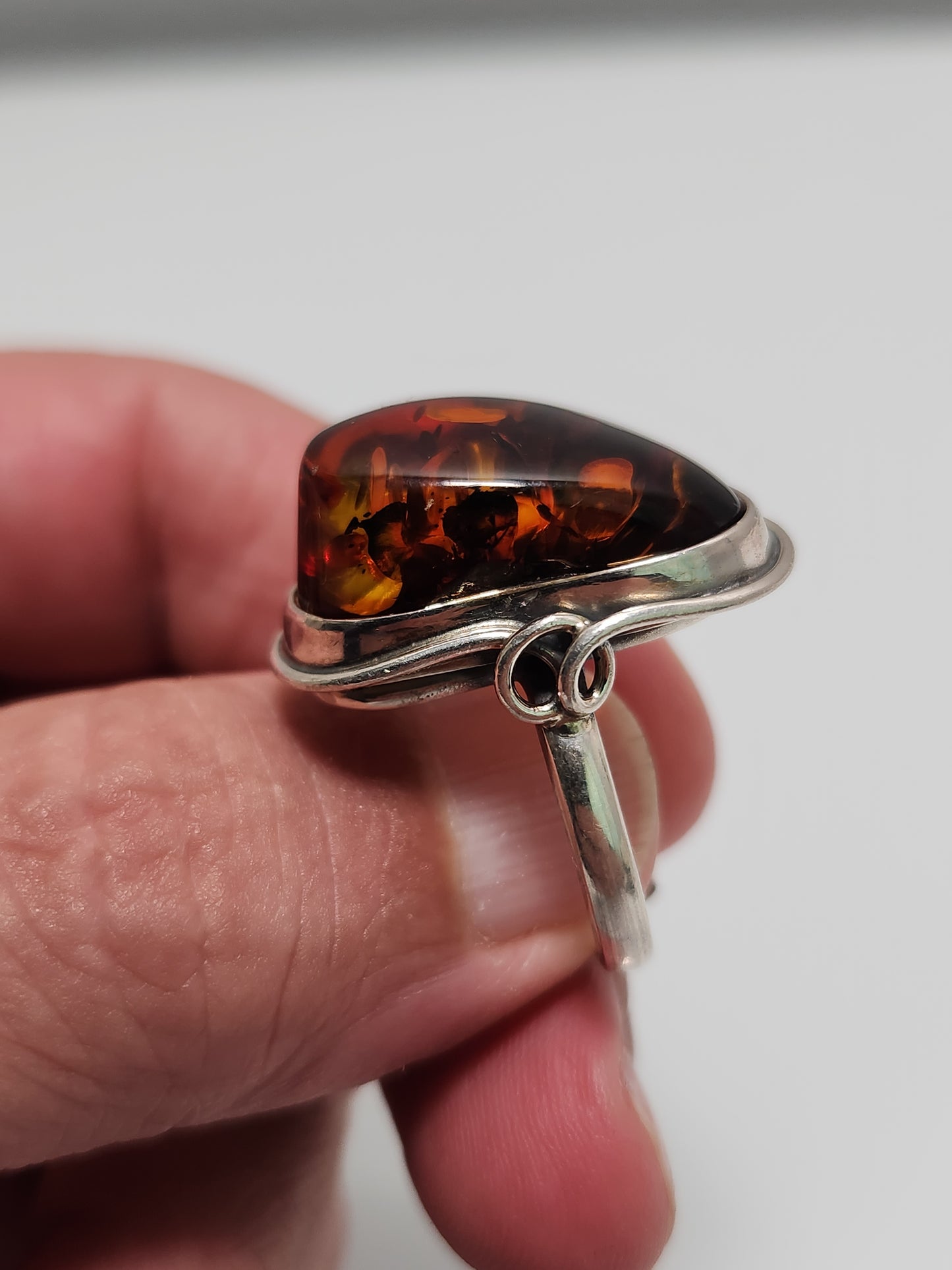 Amber Ring sz 9.5