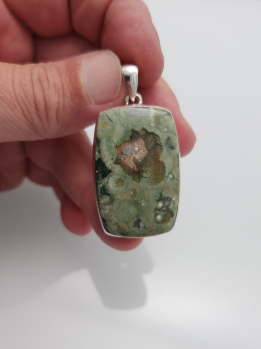 Rainforest Rhyolite Pendant